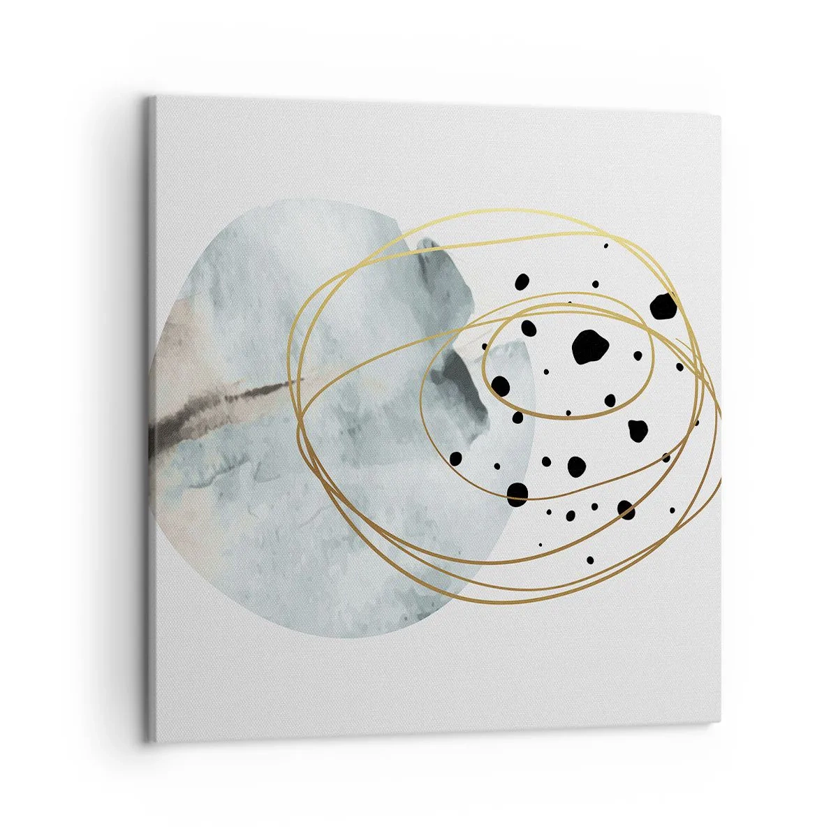 Schilderen op canvas - Omarmd door de ruimte - 50x50 cm