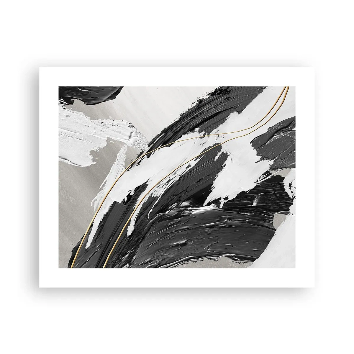 Poster - Abstractie op grote schaal - 50x40 cm