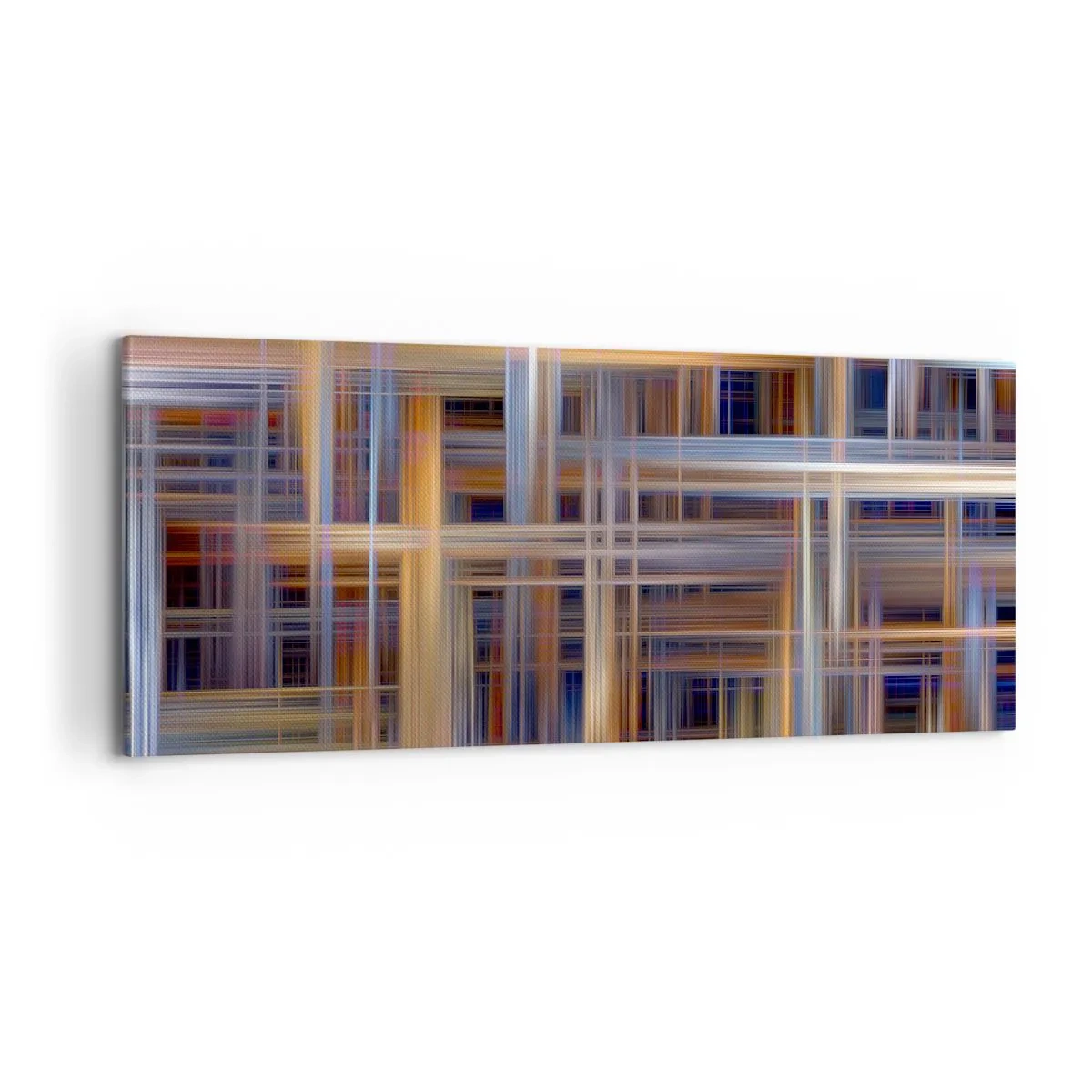 Schilderen op canvas - Geweven van licht - 100x40 cm