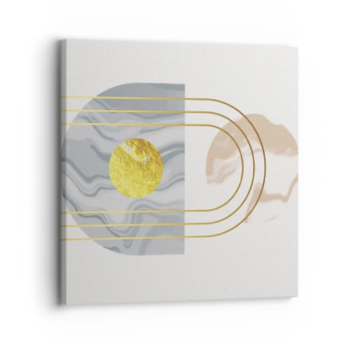 Schilderen op canvas - Helderheid en schittering - 30x30 cm