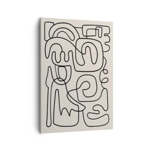 Schilderen op canvas - Volg het pad - 50x70 cm