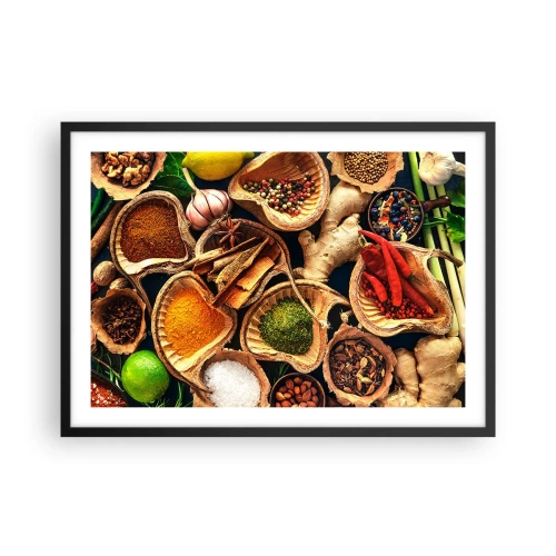 Poster in een zwarte lijst - Neem wat je wilt - 70x50 cm