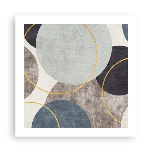 Poster - Wiel voor wiel - 50x50 cm