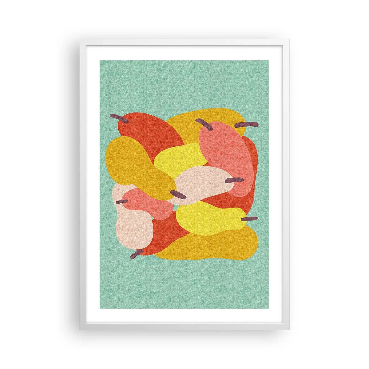 Poster in een witte lijst - Probeer de zomerzon - 50x70 cm