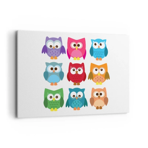 Schilderen op canvas - Anders zjn kan grappig zijn - 120x80 cm