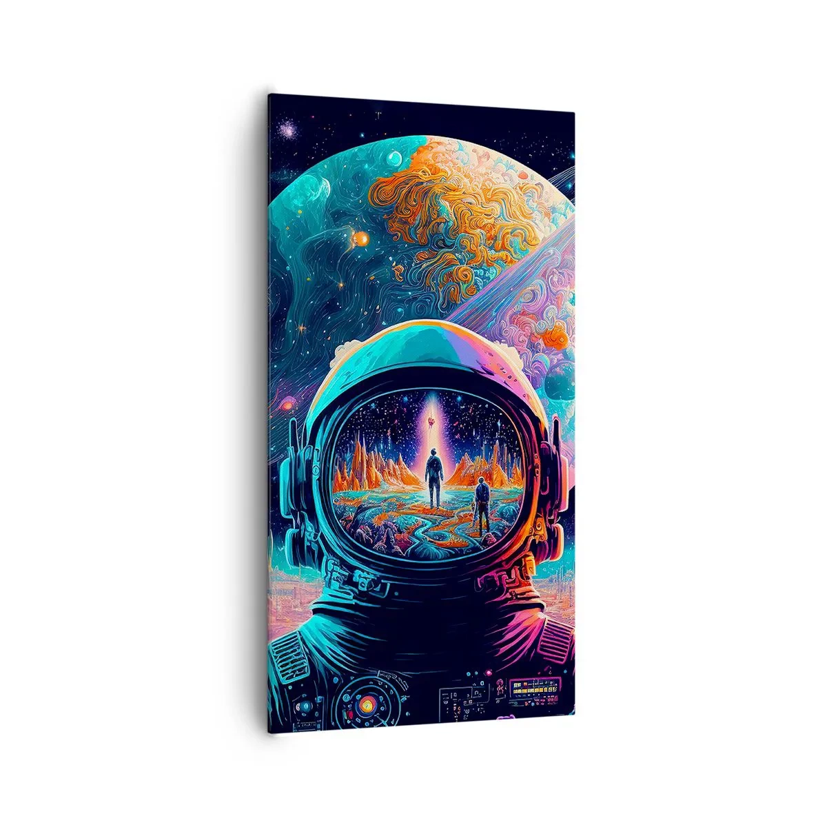 Schilderen op canvas - Filosofen hebben er niet van gedroomd - 65x120 cm