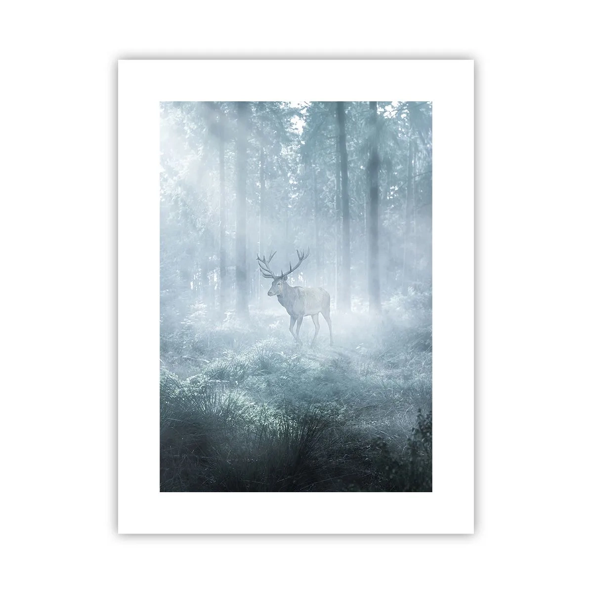 Poster - Ochtendbezoek aan het landgoed - 30x40 cm