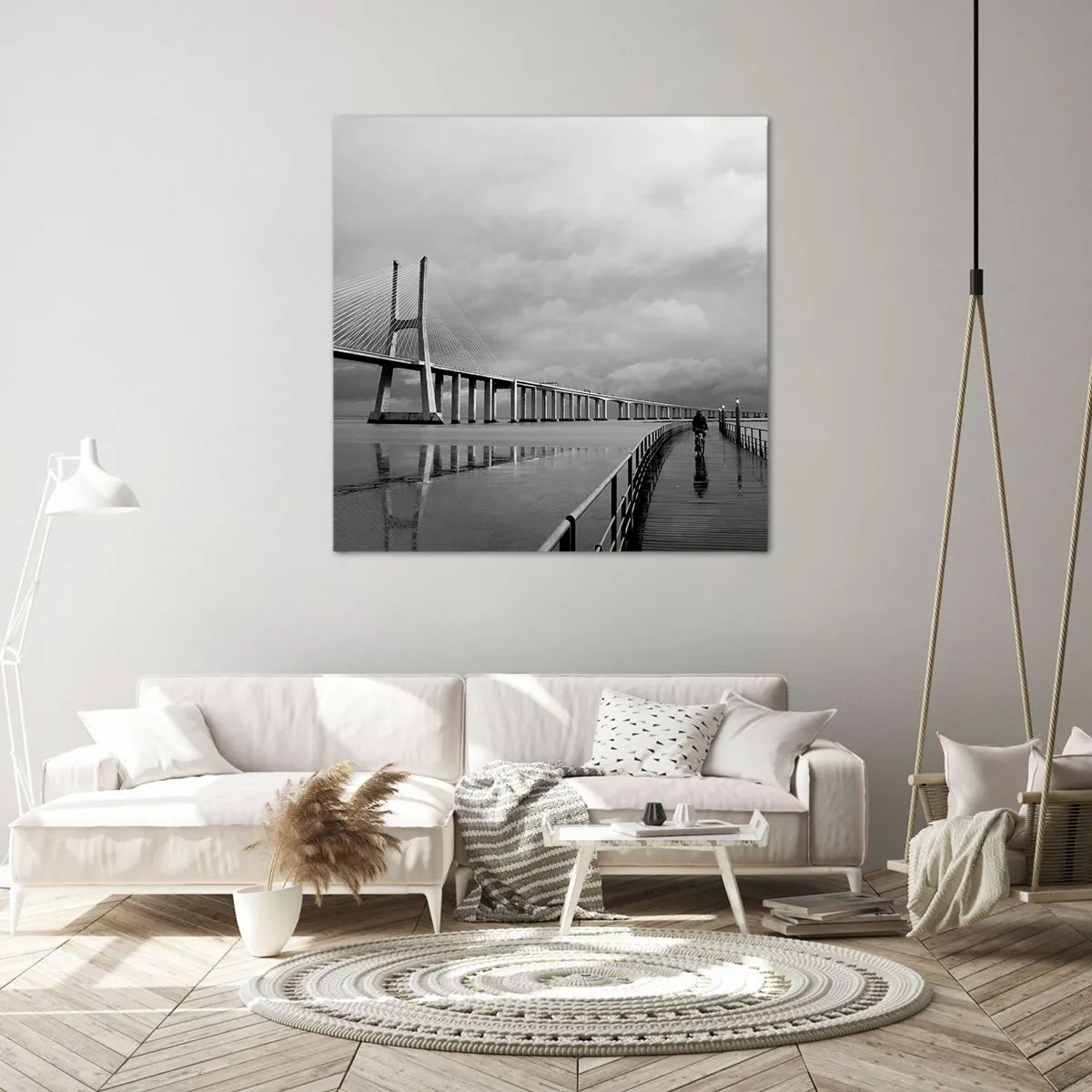 Schilderen op canvas - Gun iedereen wat hij verdient. - 70x70 cm