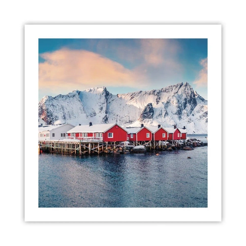 Poster - Noordelijke retraite - 50x50 cm