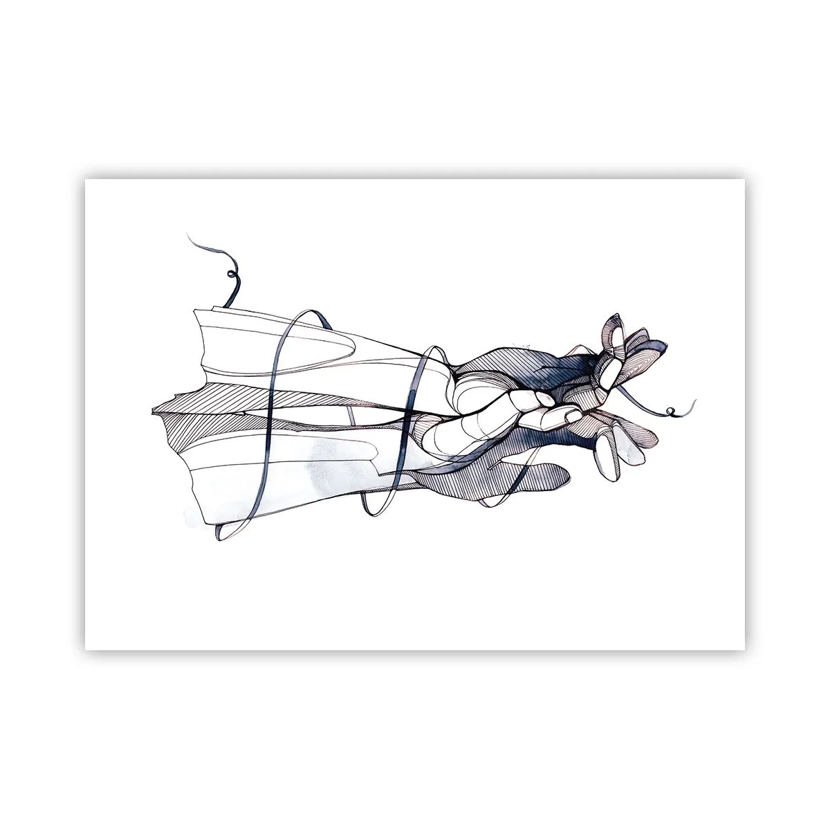 Poster - Touch-studie - 70x50 cm