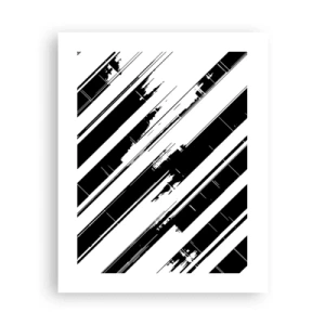 Poster - Een intense en dynamische compositie - 40x50 cm