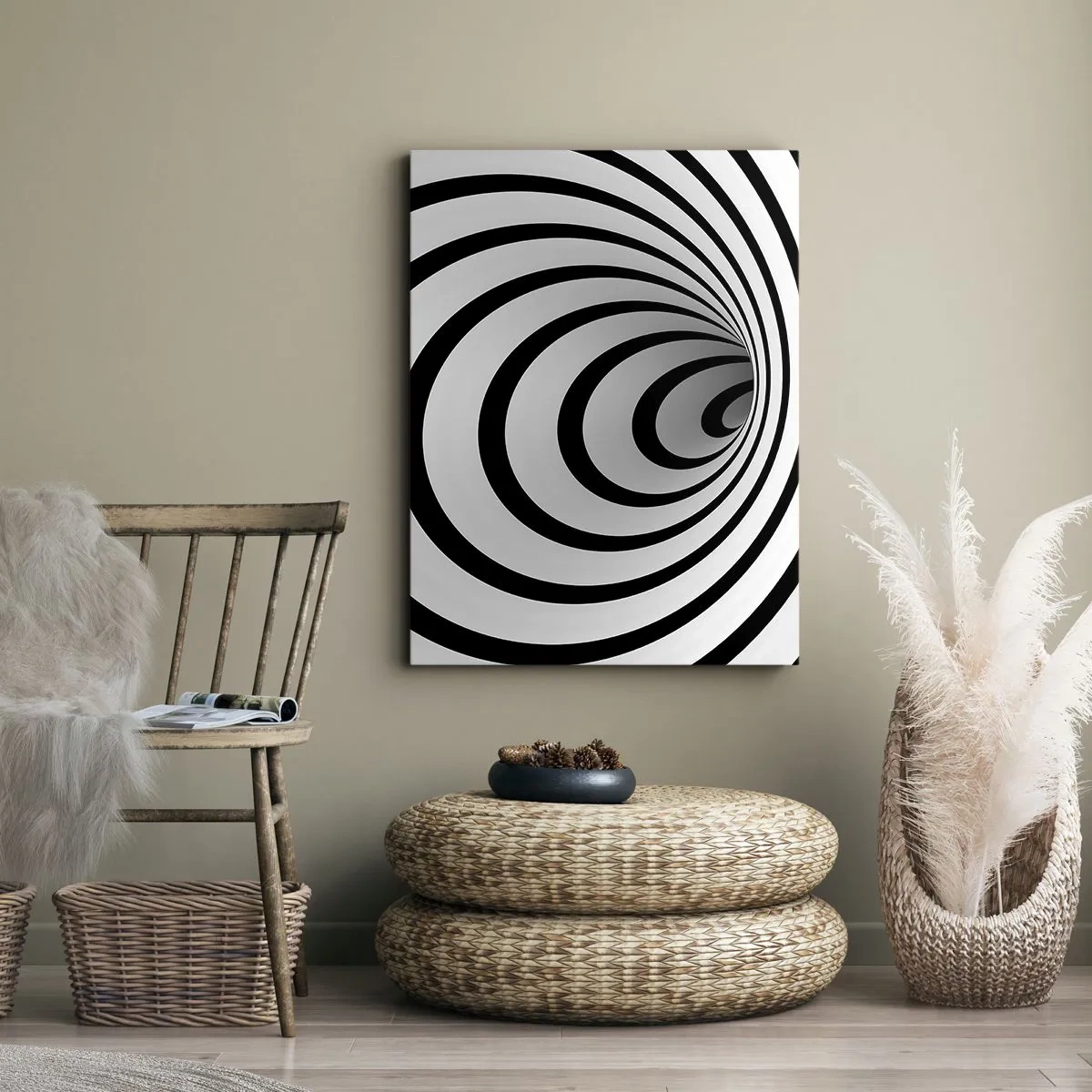 Schilderen op canvas - Kun jij er ook niet tegen? - 80x120 cm
