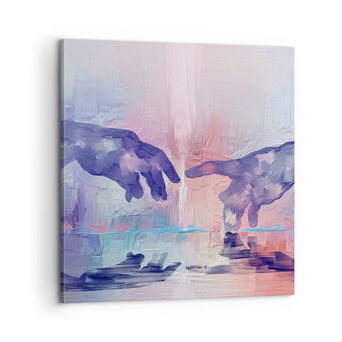 Schilderen op canvas - Goddelijke levensvonk - 60x60 cm