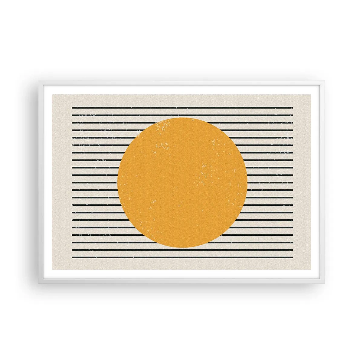 Poster in een witte lijst - De kracht van eenvoud - 100x70 cm