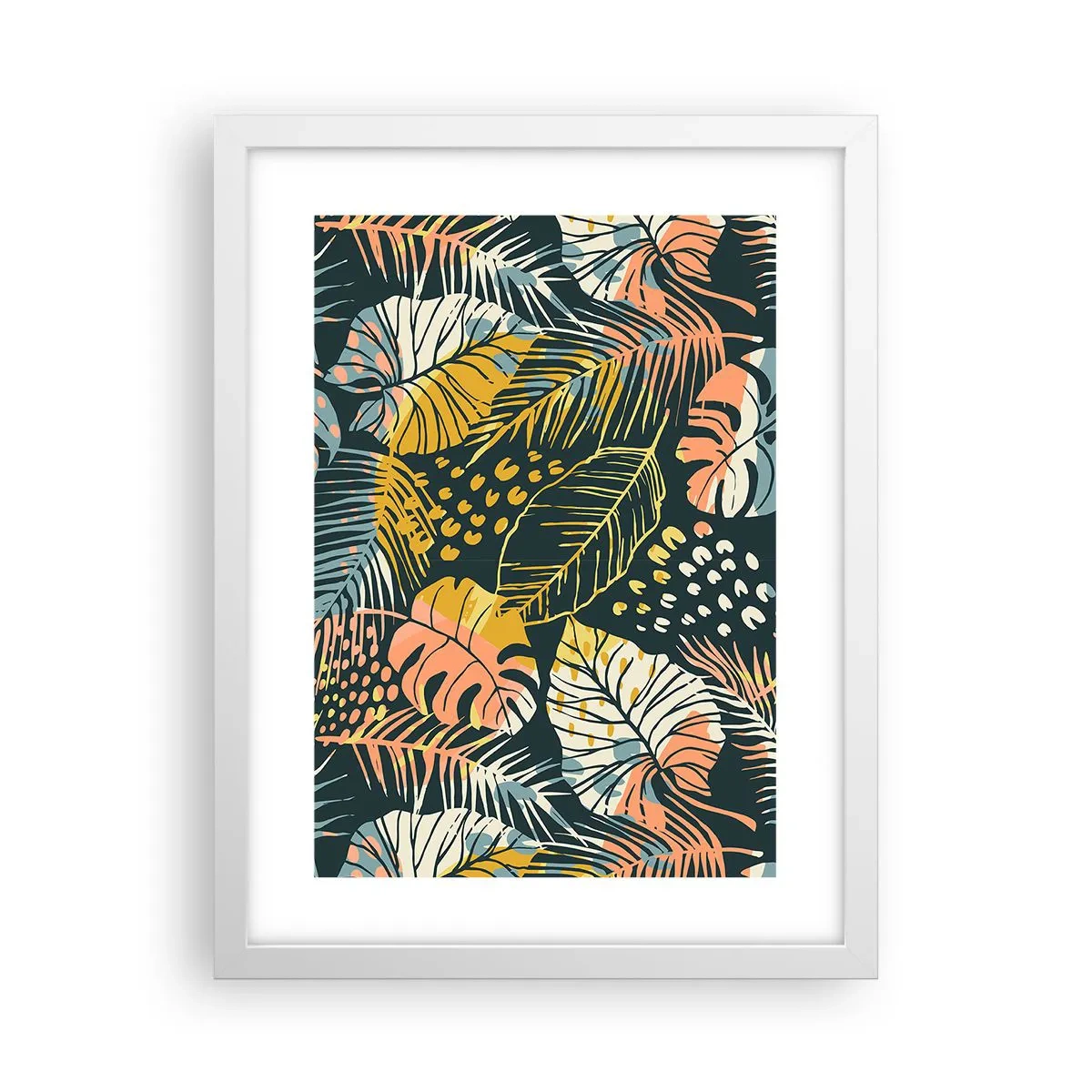 Poster in een witte lijst - Lommerrijke fantasie - 30x40 cm