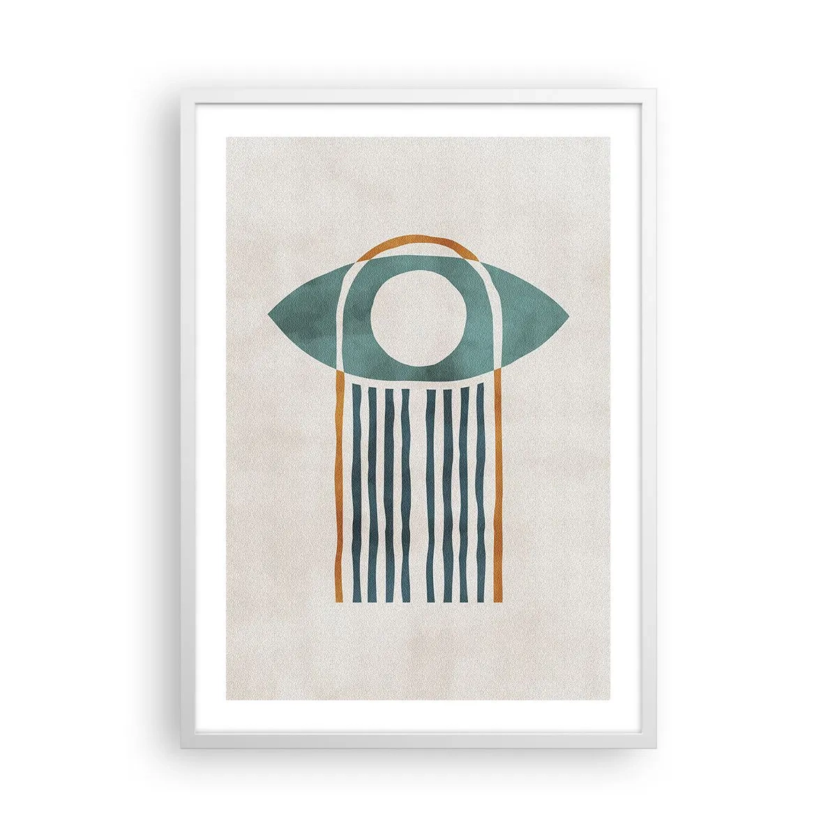 Poster in een witte lijst - Tekens en rituelen - 50x70 cm