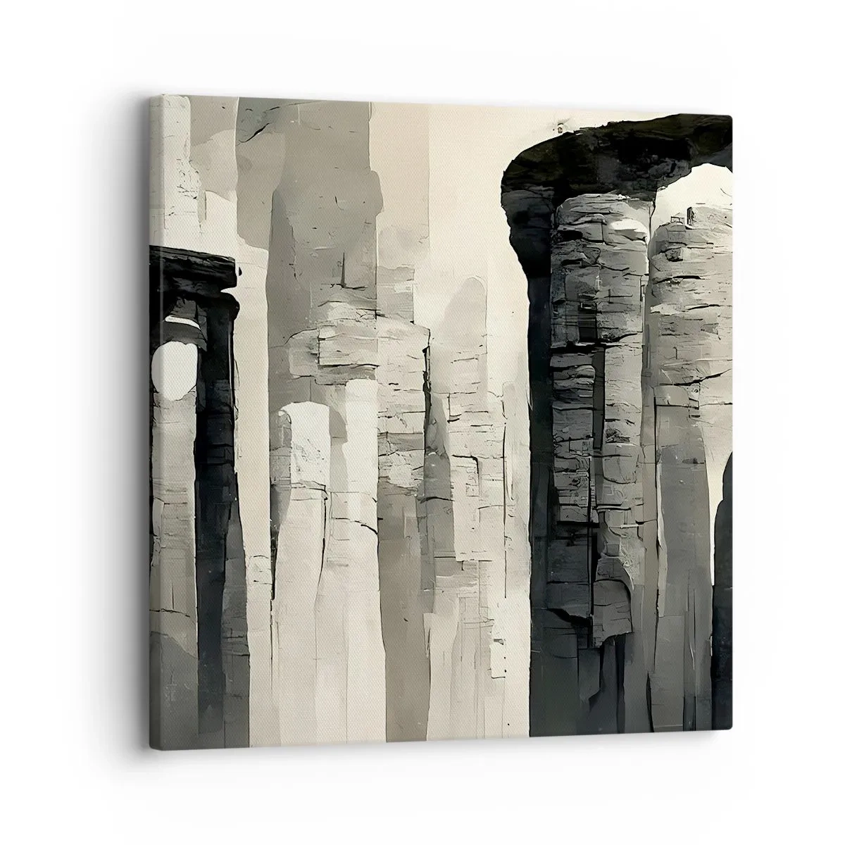 Schilderen op canvas - De majesteit van de oudheid - 30x30 cm