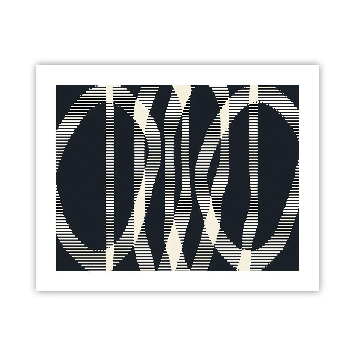 Poster - Een poging om de duisternis te doorbreken - 50x40 cm