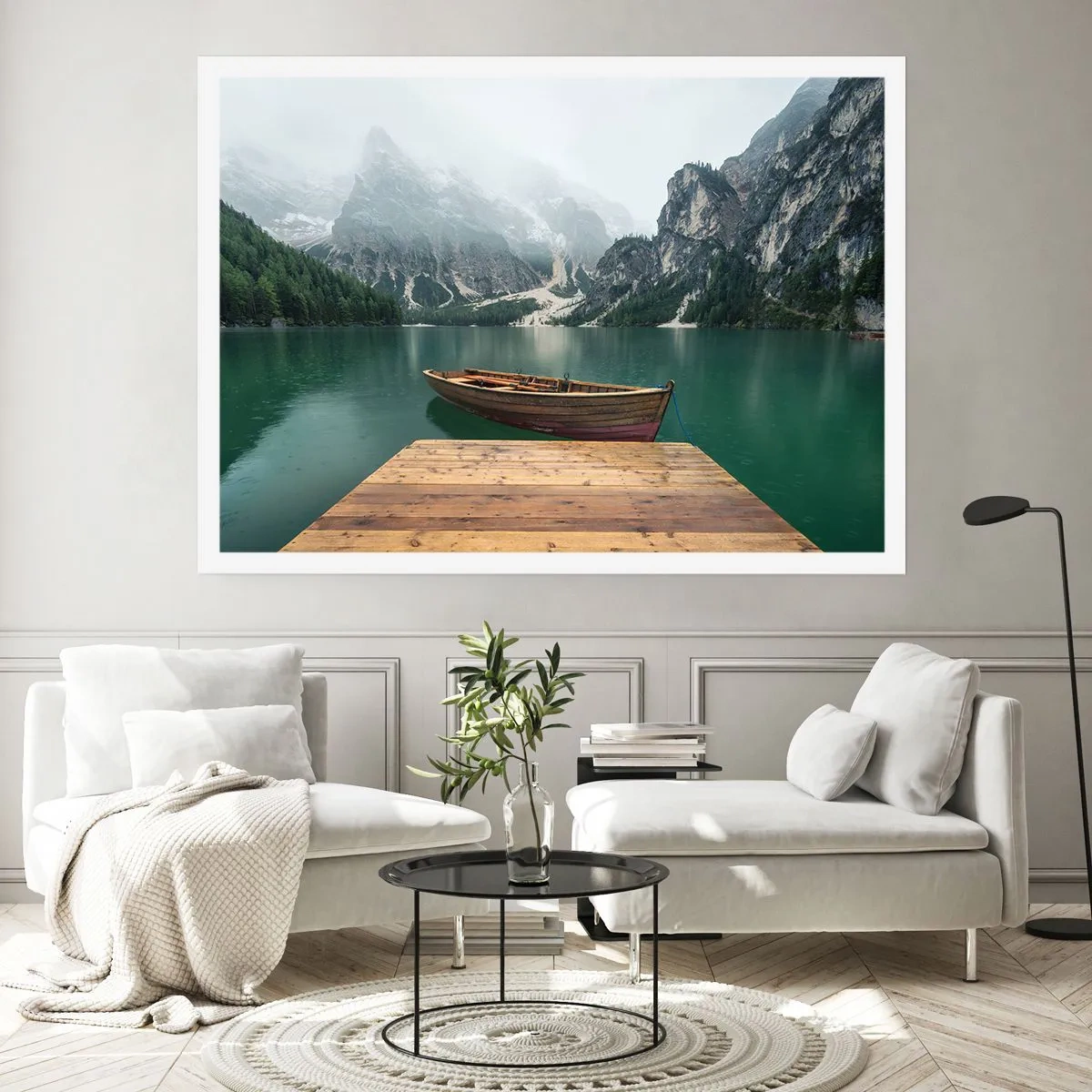 Poster - "En de trotse rotsen van het voorhoofd" - 40x30 cm