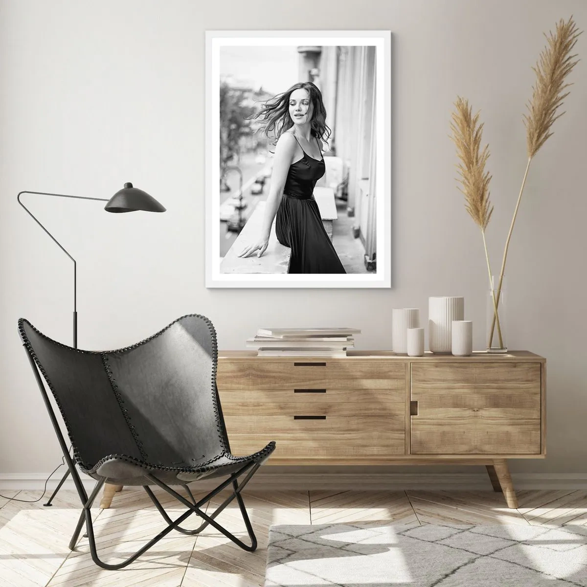 Poster in een witte lijst - Zeker een Parijzenaar - 70x100 cm