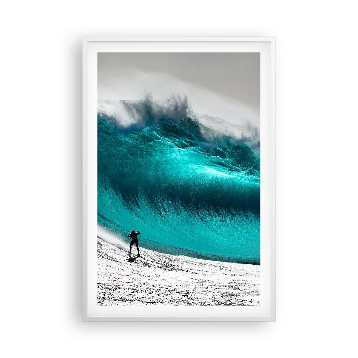 Poster in een witte lijst - Uitdaging aanvaard - 61x91 cm