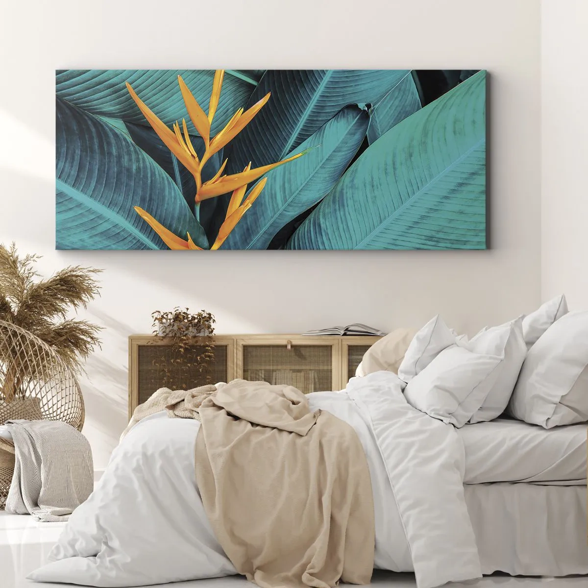 Schilderen op canvas - Eden bloem - 160x50 cm