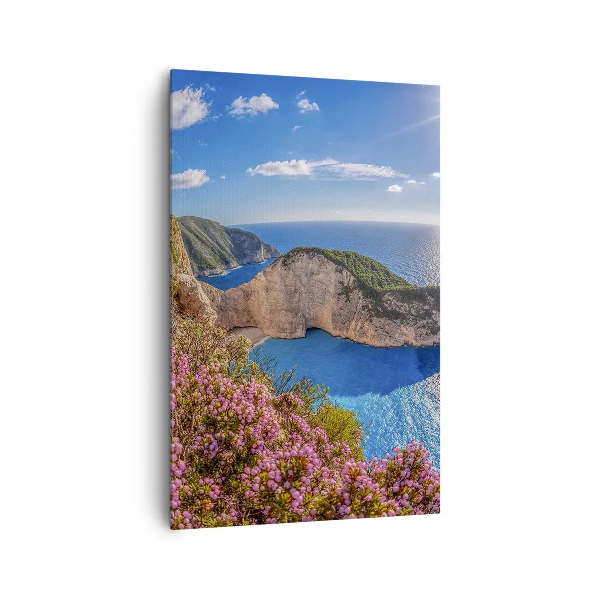 Schilderen op canvas - Mijn geweldige Griekse vakantie - 80x120 cm