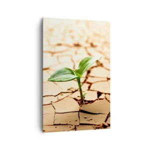 Schilderen op canvas - De ontembare kracht van het leven - 80x120 cm