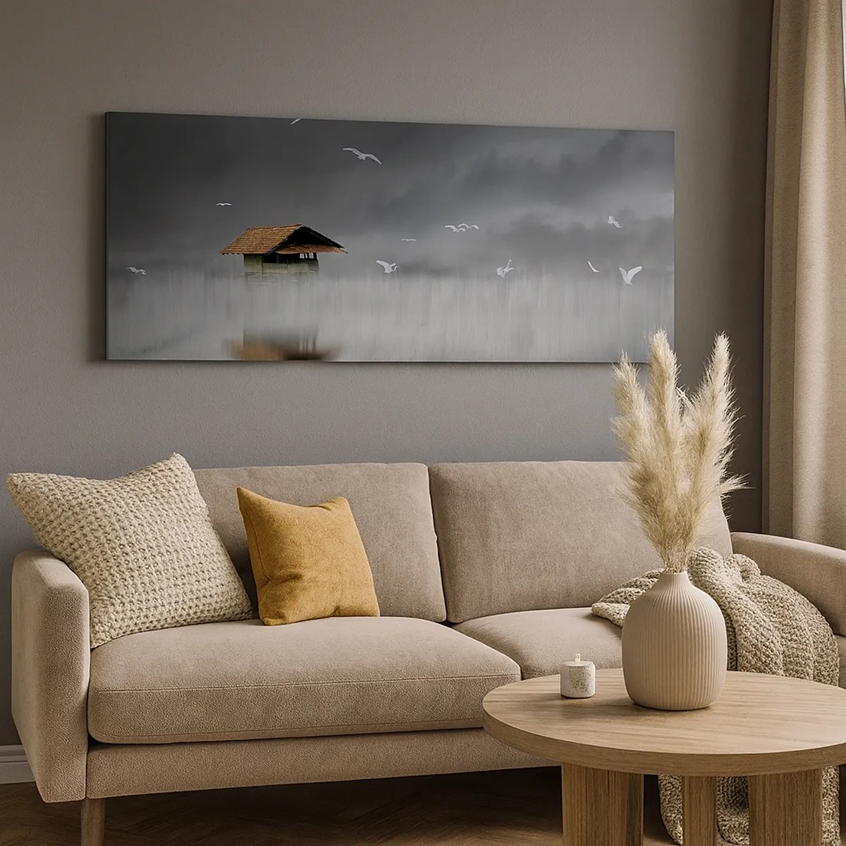 Schilderen op canvas - Beschutting tegen regen - 30x30 cm