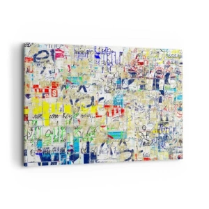Schilderen op canvas - Het is gewoon een lust voor het oog - 100x70 cm