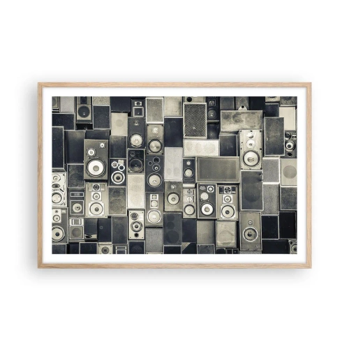 Een poster in een licht eiken lijst - En alles is goed - 91x61 cm