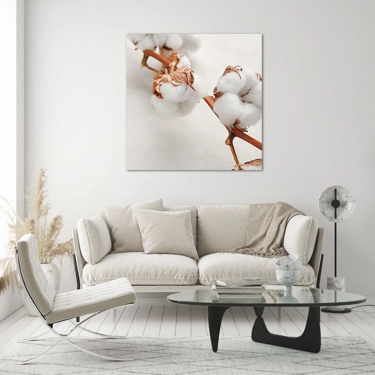 Schilderen op glas - Gewoon een knuffel - 50x50 cm