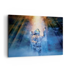 Schilderen op canvas - Eindelijk aan het einde - 100x70 cm