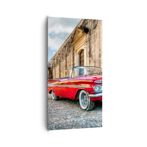 Schilderen op canvas - Cubaanse emoties - 65x120 cm