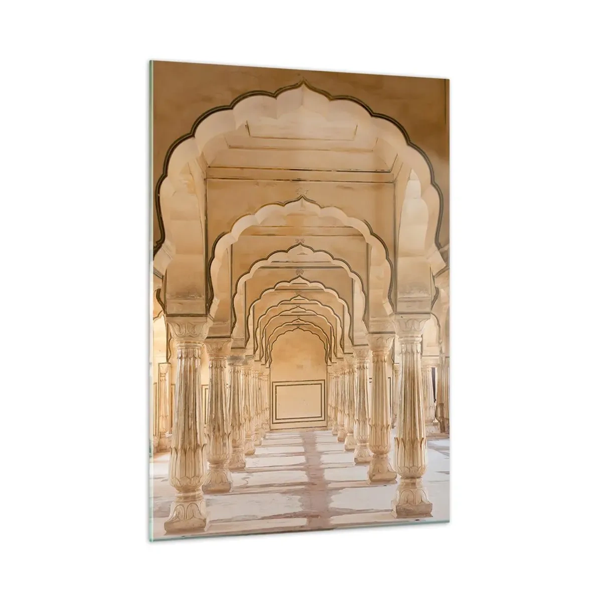 Schilderen op glas - In het paleis van de maharadja - 50x70 cm