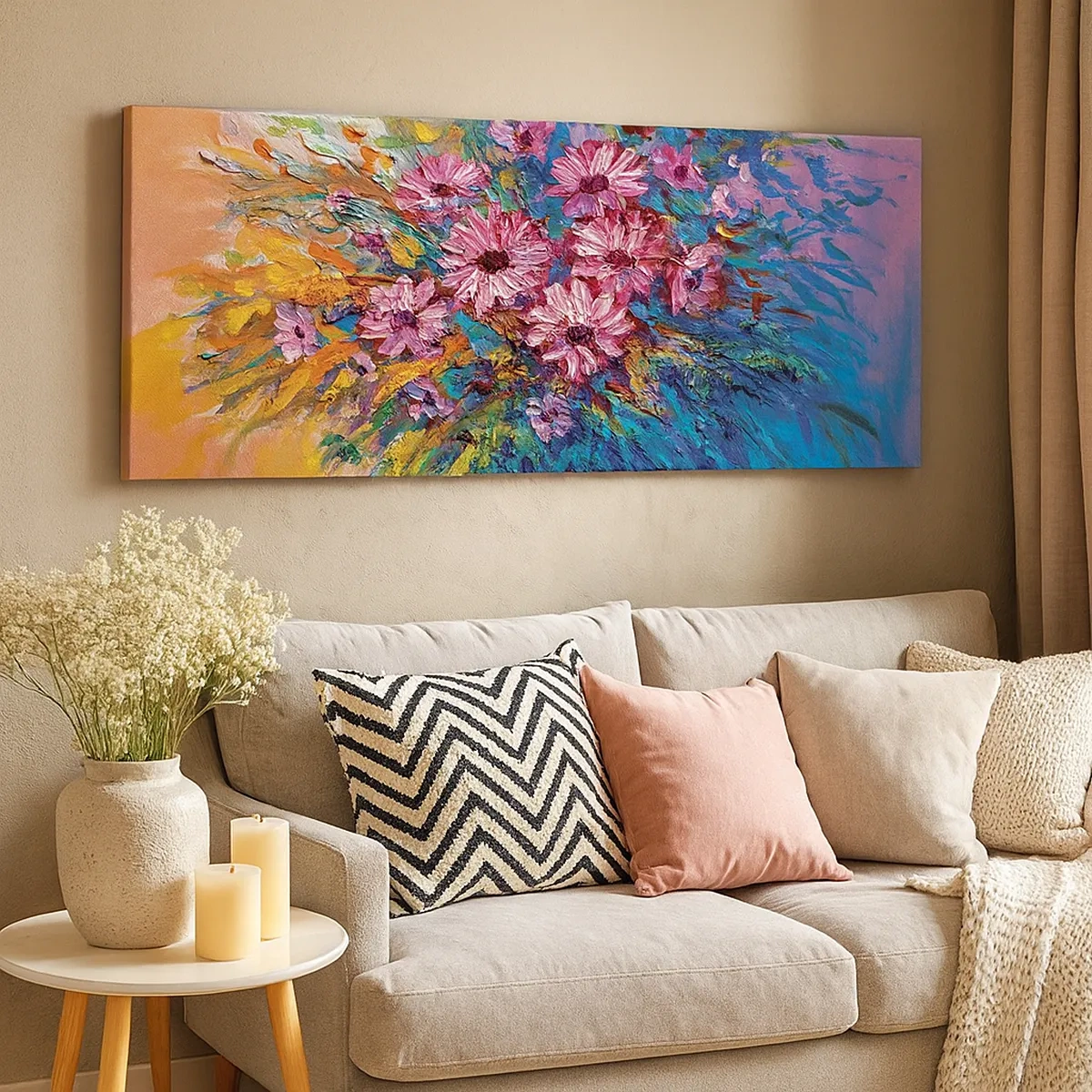 Schilderen op canvas - Levensenergie - 30x30 cm