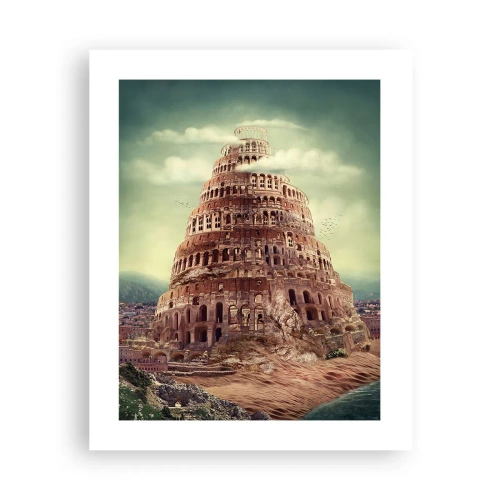 Poster - Toren van Babel - 40x50 cm