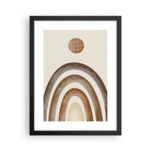 Poster in een zwarte lijst - In een sterrenstelsel ver, ver weg - 30x40 cm