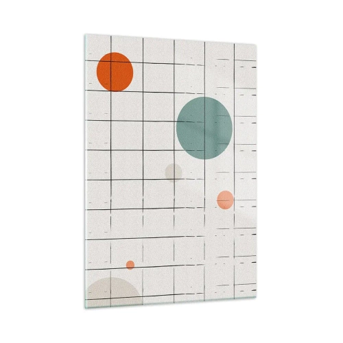 Schilderen op glas - Gevangen. Wij of zij? - 50x70 cm