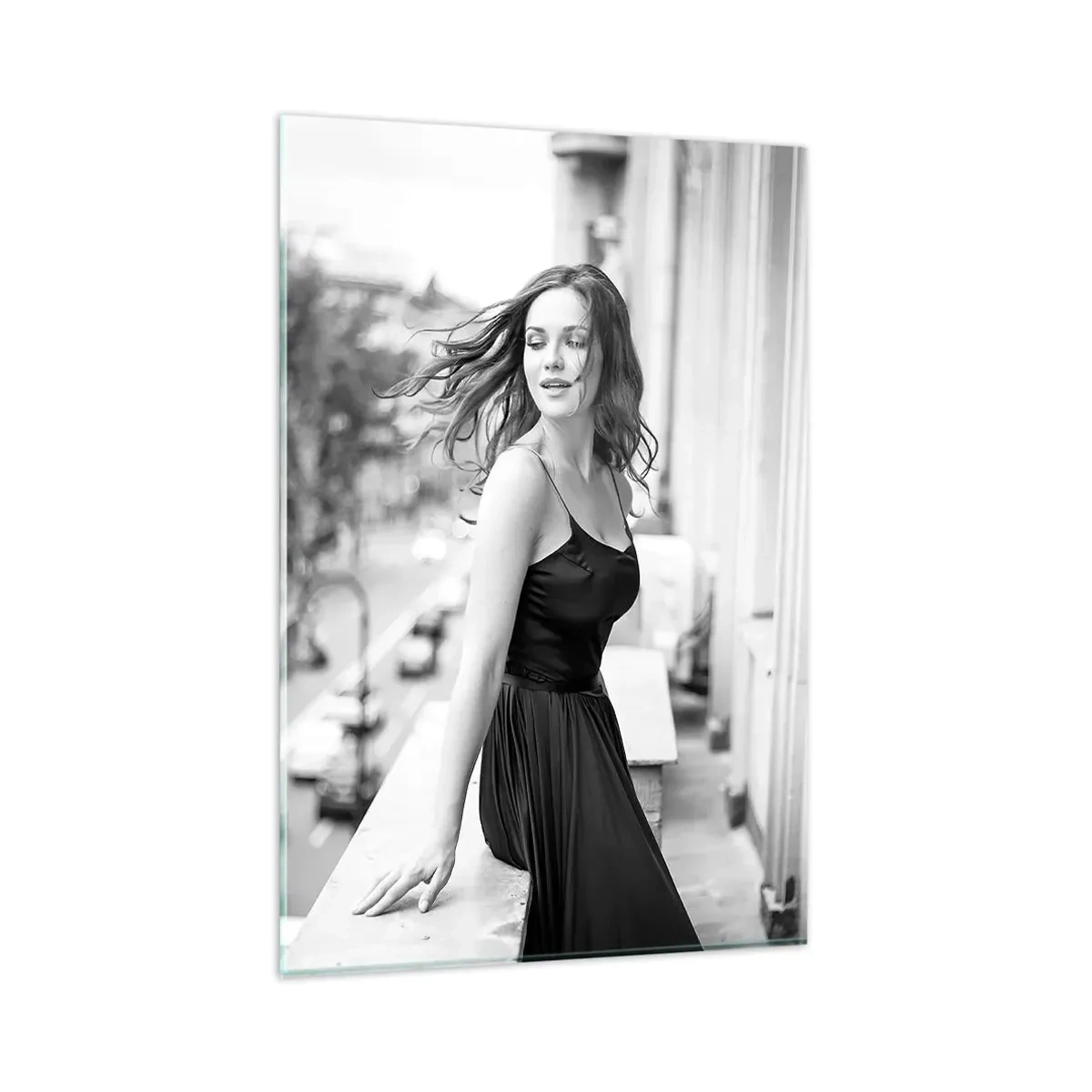 Schilderen op glas - Zeker een Parijzenaar - 80x120 cm