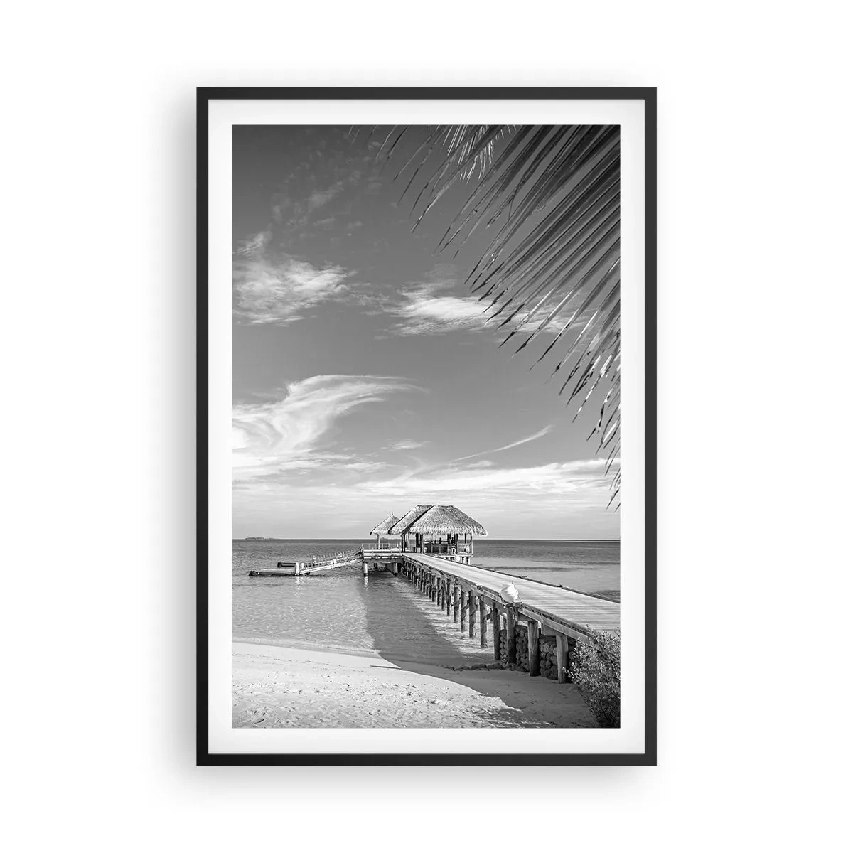 Poster in een zwarte lijst - Herinnering of droom? - 61x91 cm