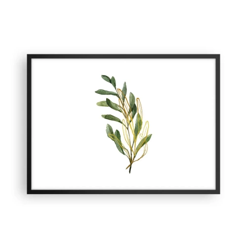 Poster in een zwarte lijst - Alles wat goed is - 70x50 cm