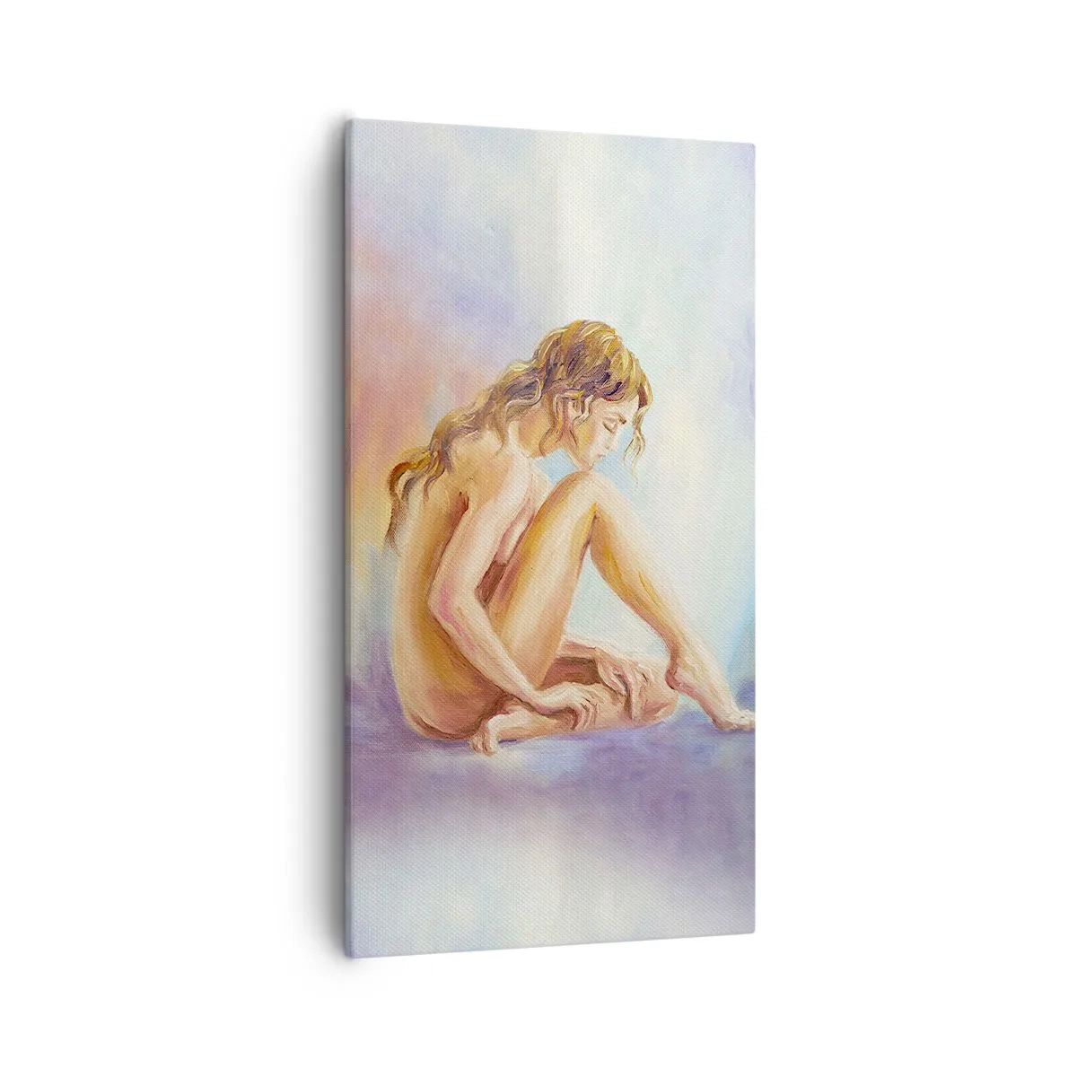 Schilderen op canvas - De daad van de jeugd - 55x100 cm