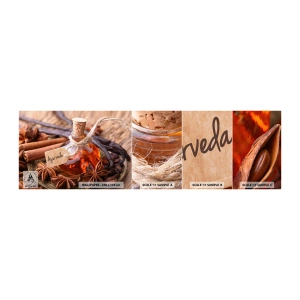 Fotobehang Staaltje Standard Eco - Naar de eenheid van lichaam en geest - Kaneel, Anijs, Vanille - 100x30 cm