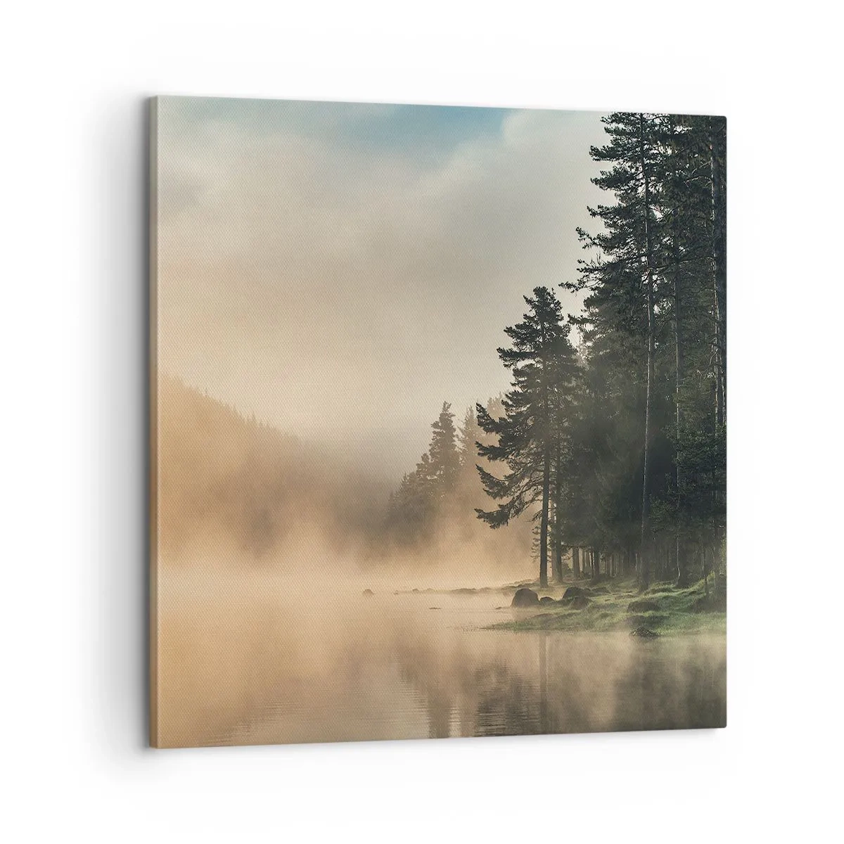 Schilderen op canvas - De geboorte van de dag - 60x60 cm