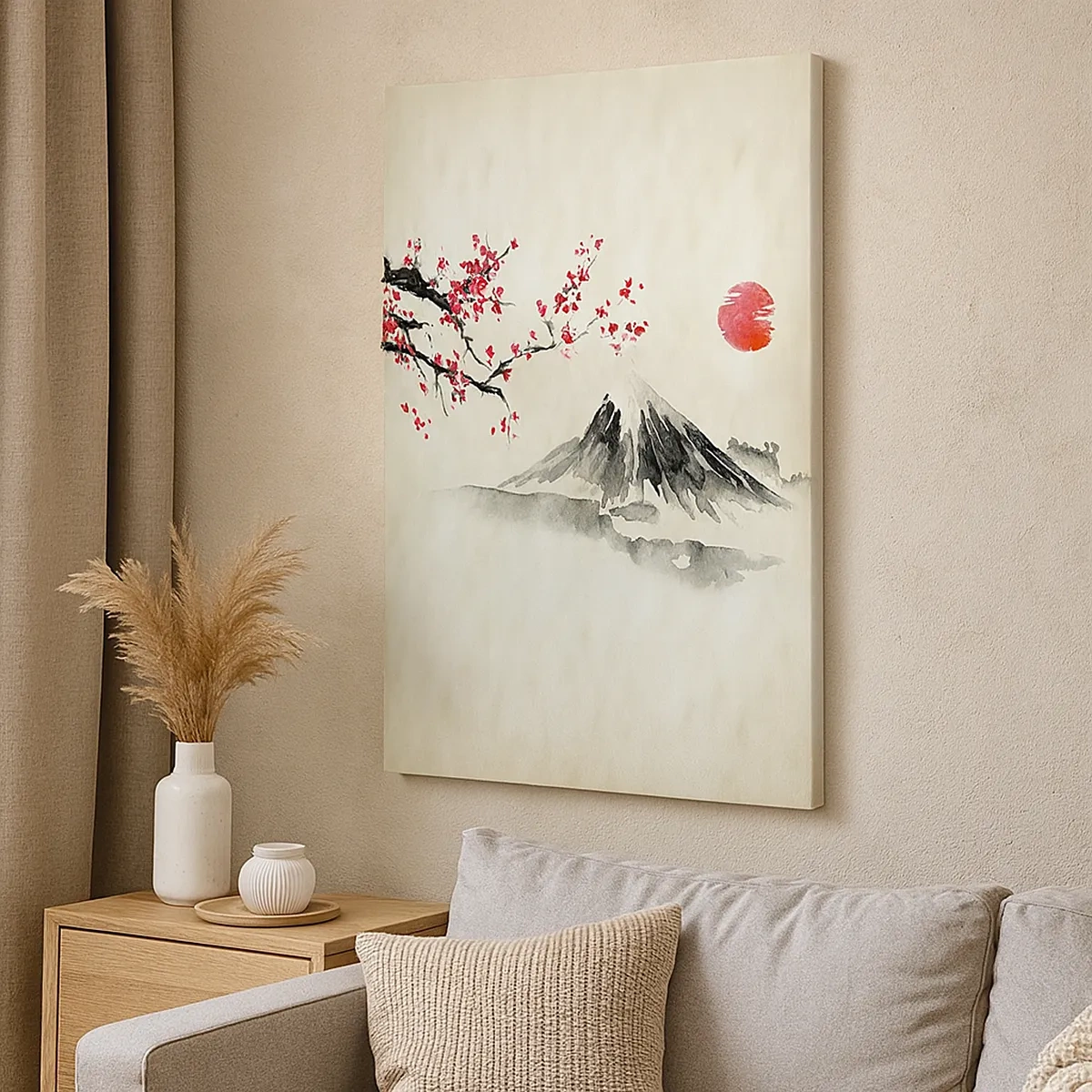 Schilderen op canvas - Houd van Japan - 50x70 cm