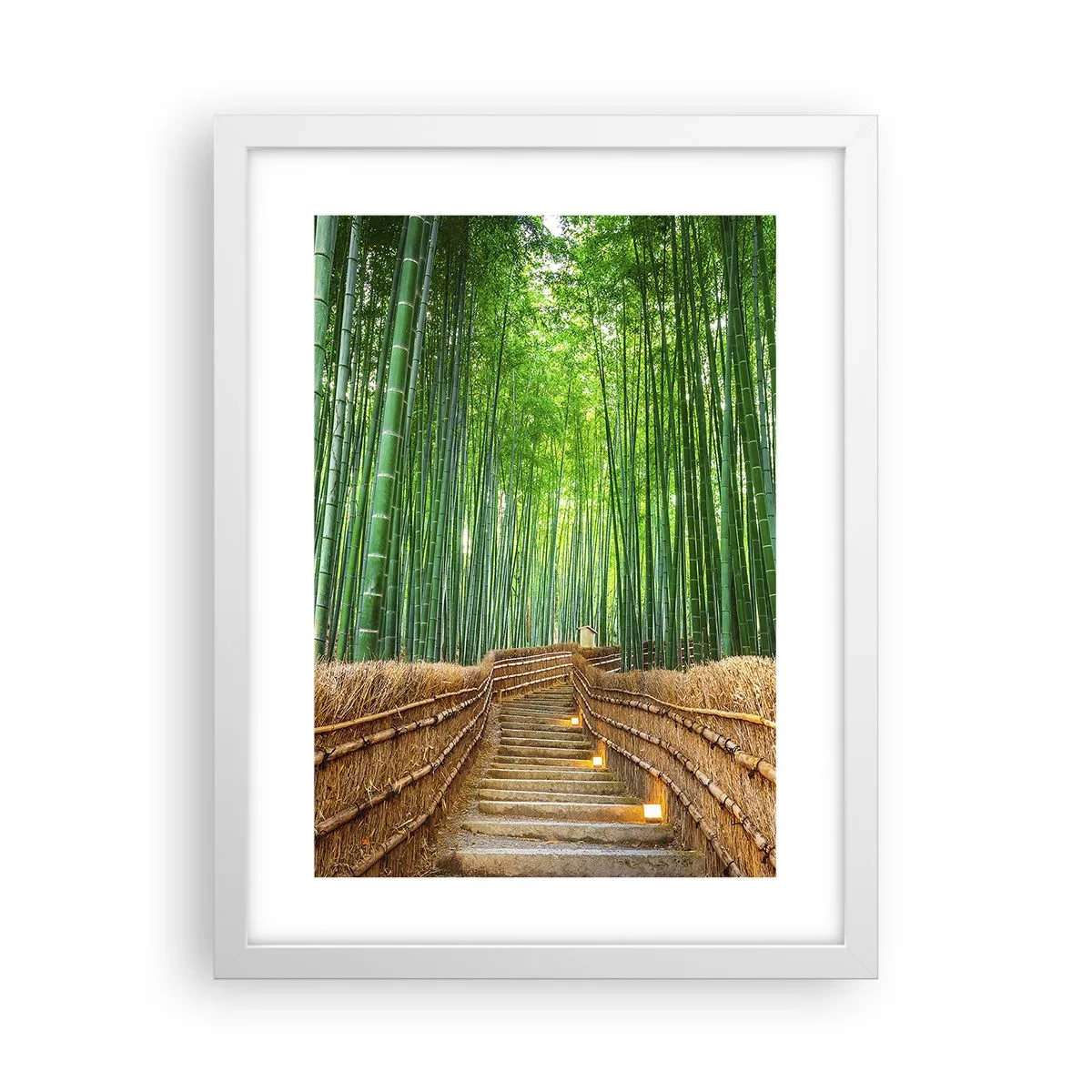 Poster in een witte lijst - De essentie van de aziatische natuur - 30x40 cm