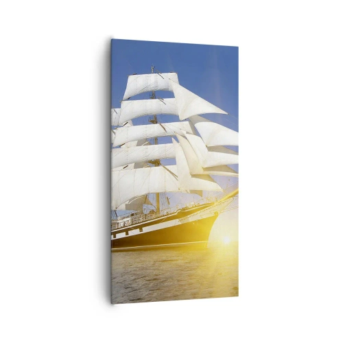 Schilderen op canvas - Hun tijd gaat nooit voorbij - 65x120 cm