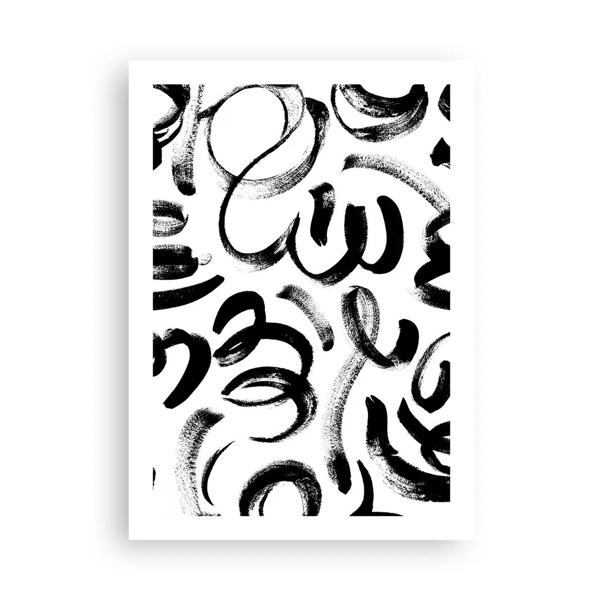 Poster - Zwart op wit - 50x70 cm