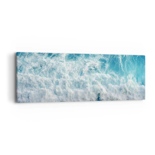 Schilderen op canvas - Vrolijk en springend - 90x30 cm